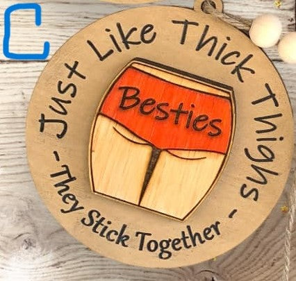 Friends Christmas Ornament