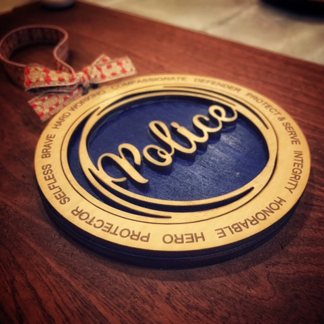 Christmas First Responder Ornament