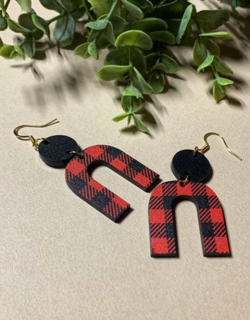 Arch Dangle Acrylic Earrings