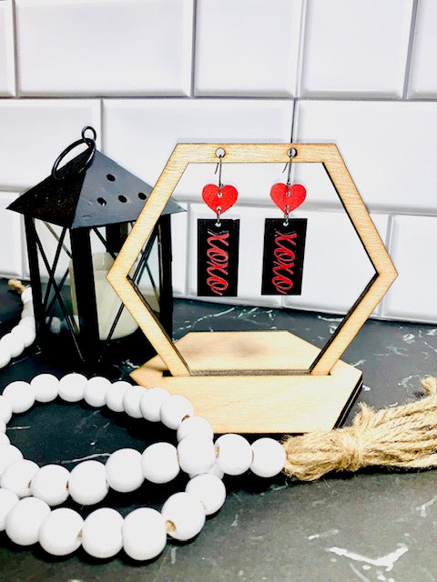 Valentine XOXO & Love Dangle Earrings