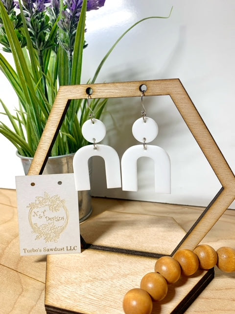 Arch Dangle Acrylic Earrings