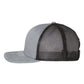 Richardson - Heather Grey/Black Snapback Trucker Cap - 112