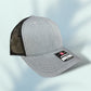 Richardson - Heather Grey/Black Snapback Trucker Cap - 112