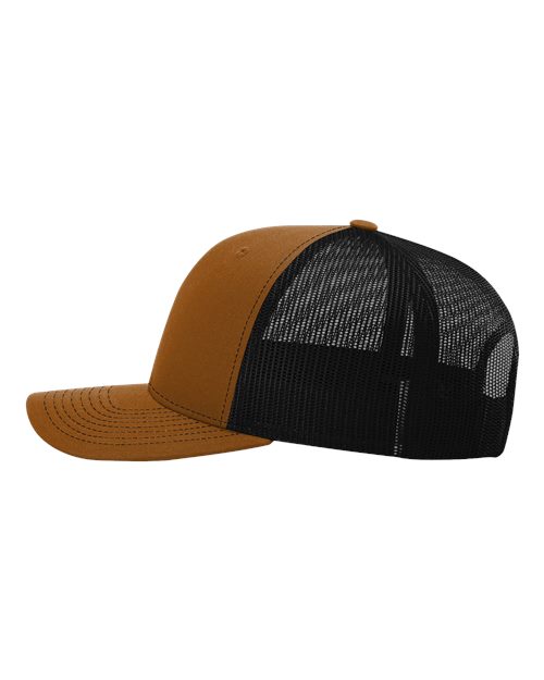 Richardson - Carmel/Black Snapback Trucker Cap - 112