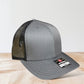 Richardson - Charcoal/Black Snapback Trucker Cap - 112