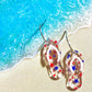 Flip Flop Acrylic Dangle Earrings