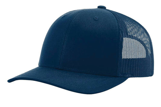 Richardson - Navy/Navy Snapback Trucker Cap - 112