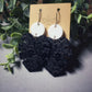 Palm Leaf Acrylic Earrings