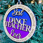 Christmas Dance Teacher Ornament