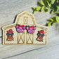 Hand Painted Farm Stud Animal Earrings