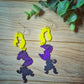 Hocus Pocus Halloween Acrylic Dangle Earring