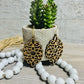 Miscellaneous Wood Cut Earrings